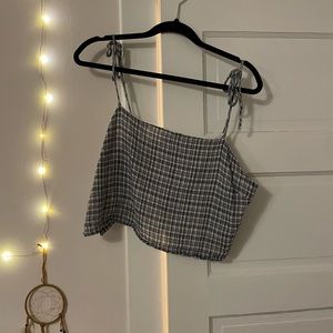Gingham Crop Top